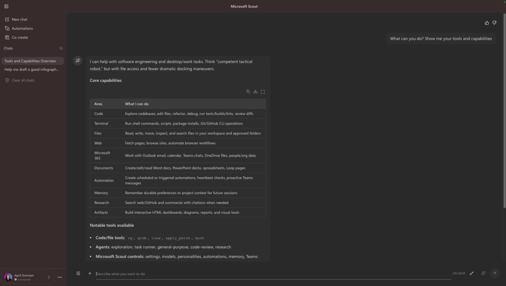 Microsoft Scout